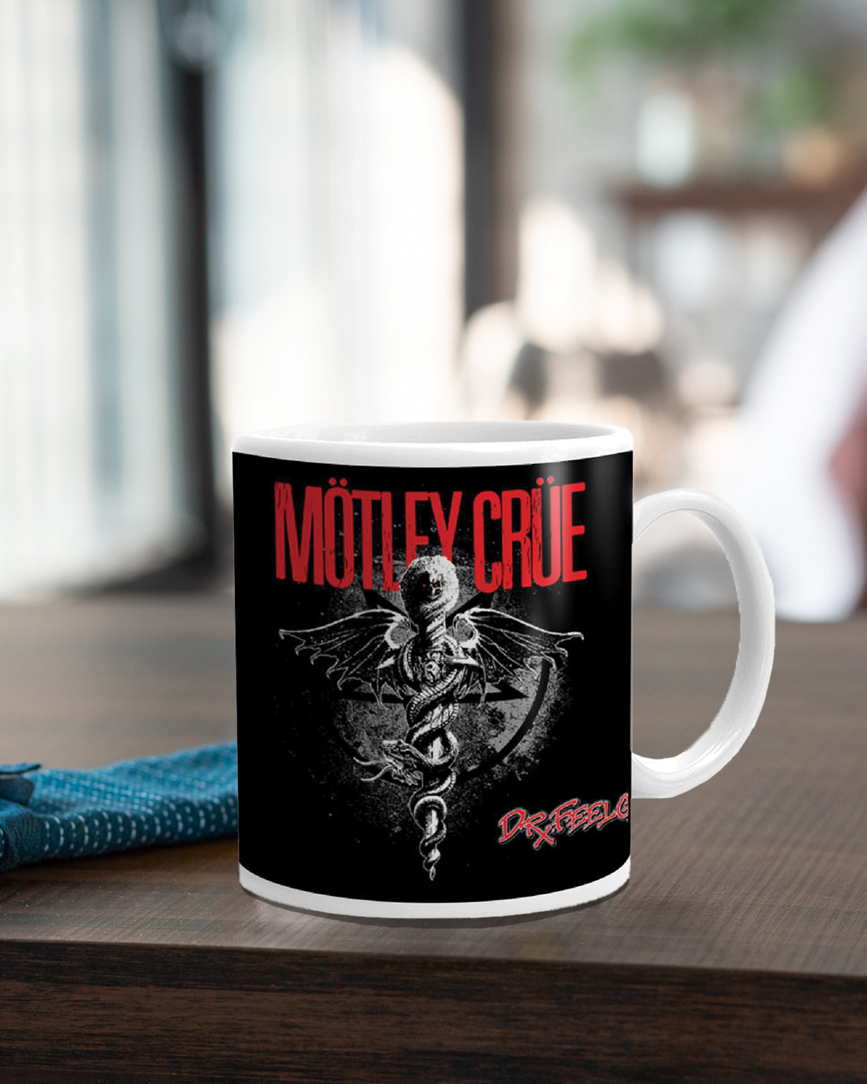Mötley Crüe Dr. Feelgood Tasse