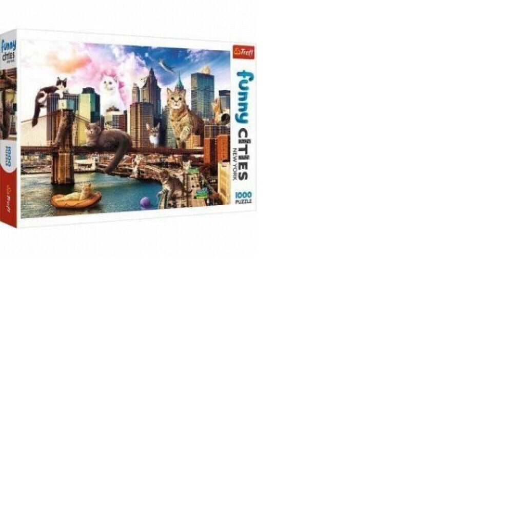 Trefl Katzen in New York (Puzzle) 1000 Teile Neu + OVP