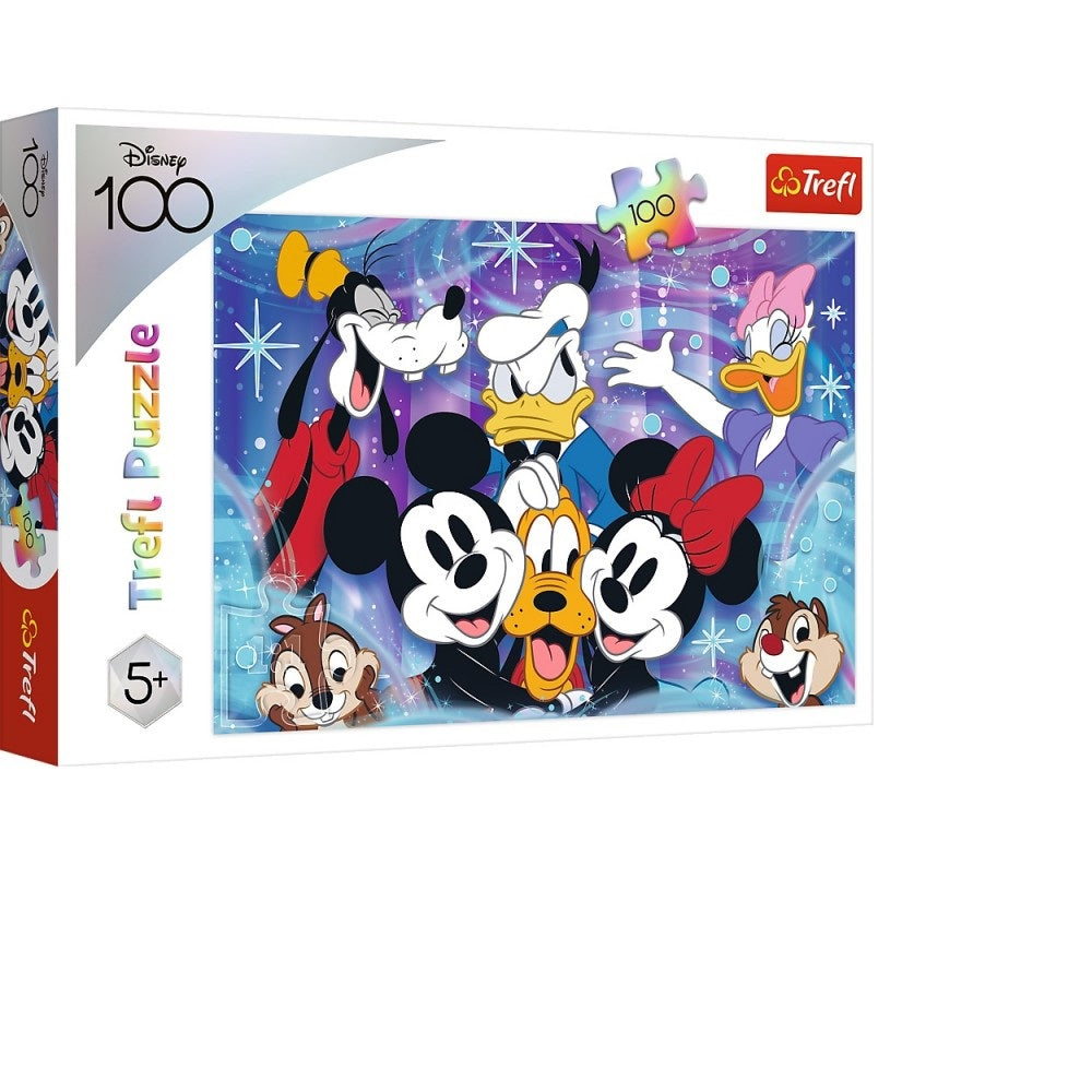 Trefl Puzzle Disney 100 Teile Fröhliche Disneywelt Neu