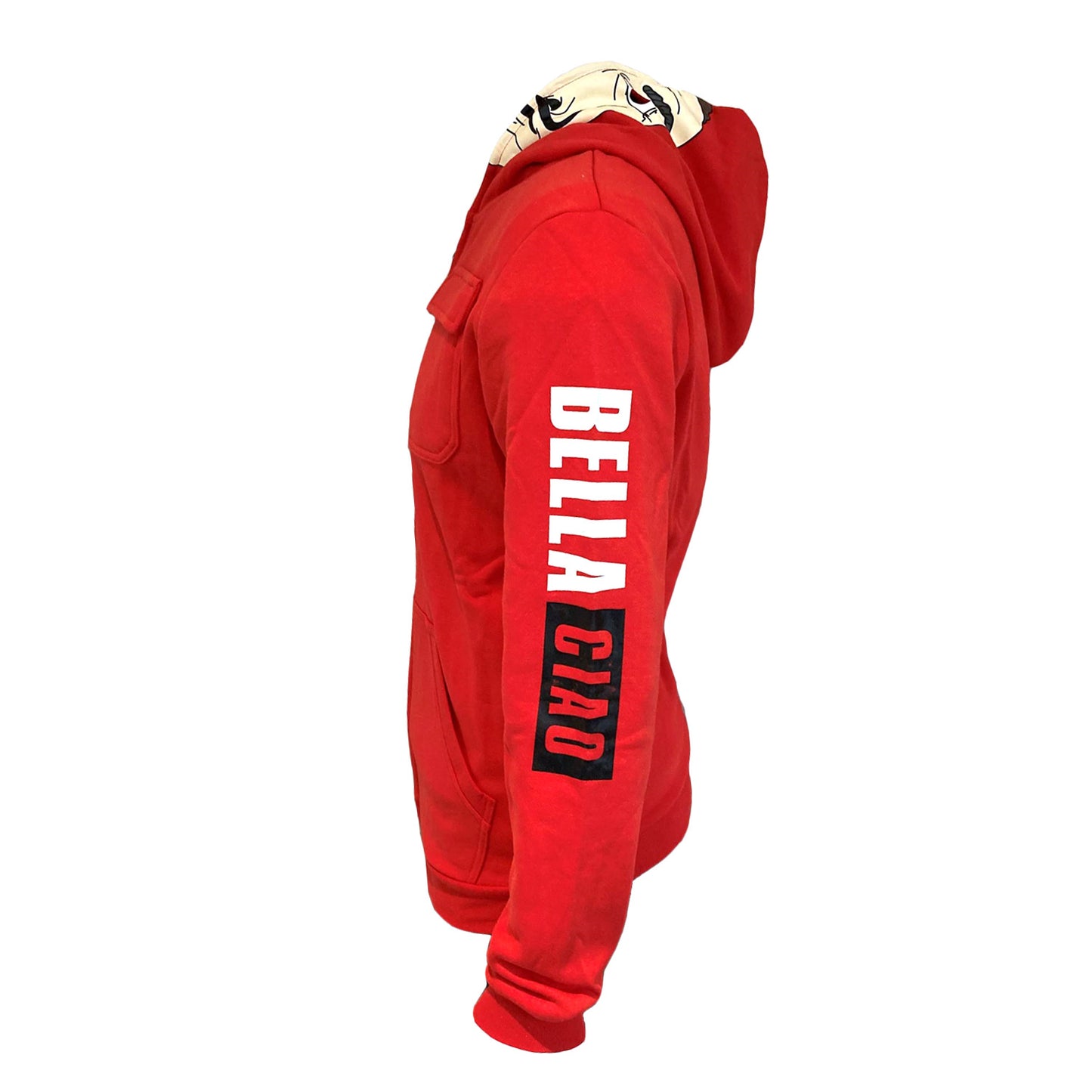 HAUS DES GELDES LA CASA DE PAPEL KAPUZENPULLOVER MASK GRÖSSE S-M-L-XL-XXL