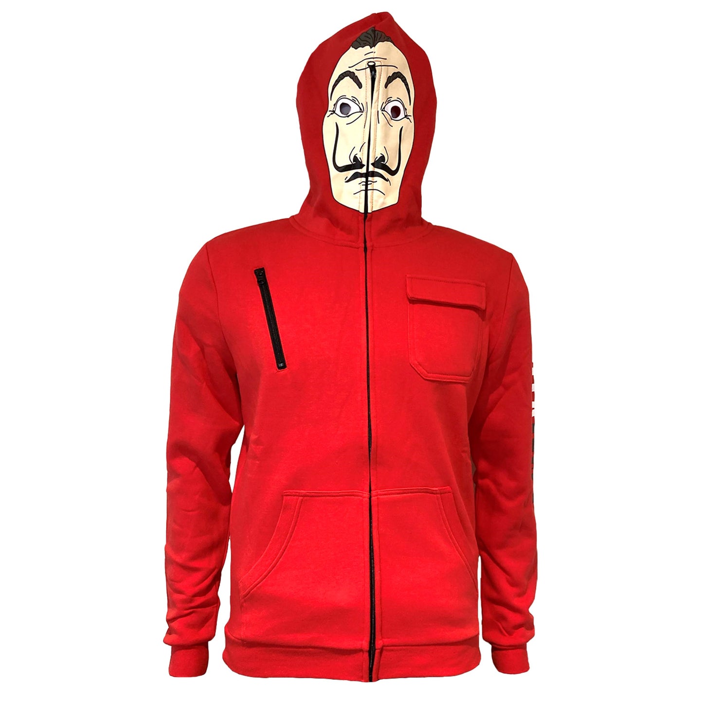 HAUS DES GELDES LA CASA DE PAPEL KAPUZENPULLOVER MASK GRÖSSE S-M-L-XL-XXL
