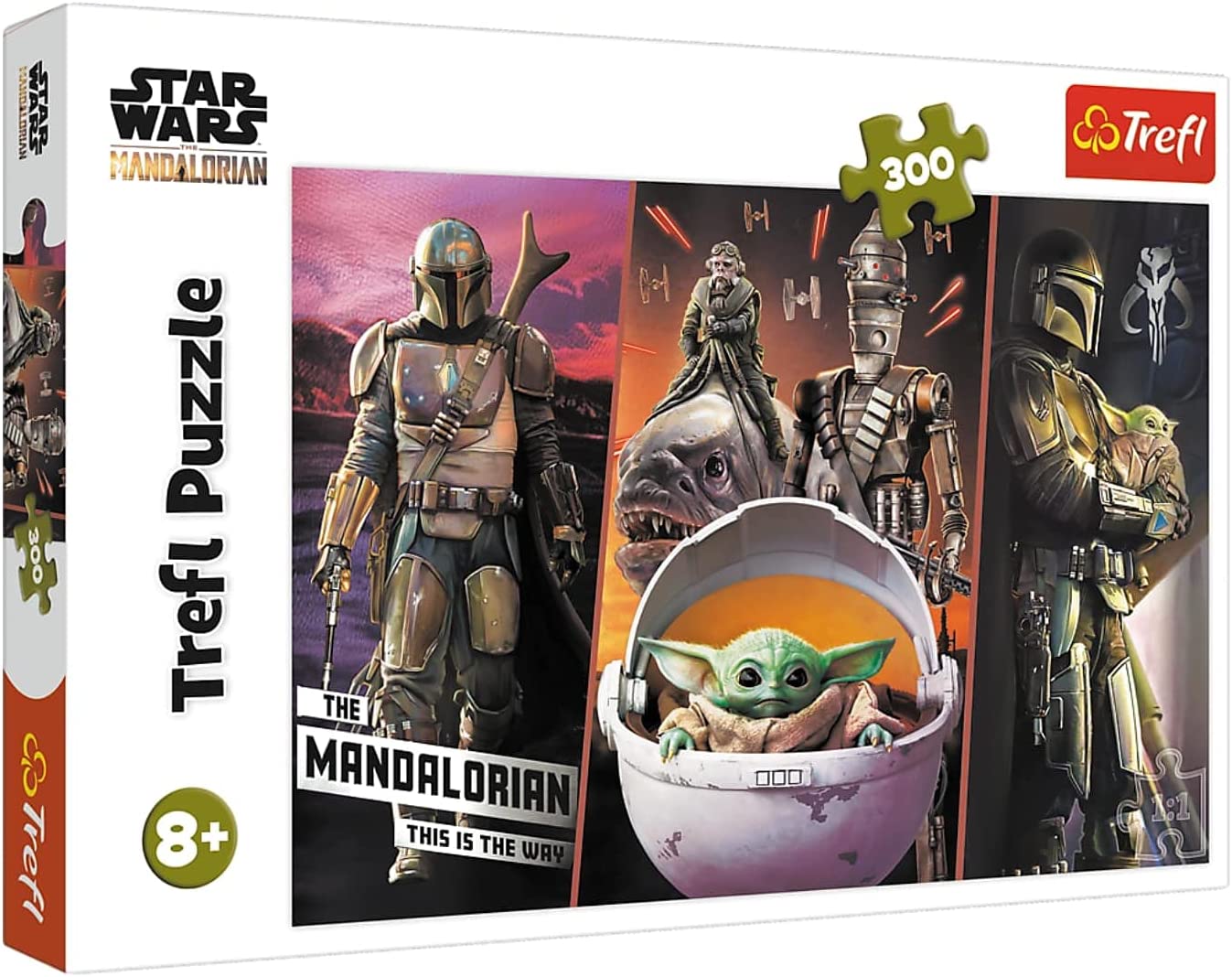 Trefl, Puzzle, Das geheimnisvolle Baby Yoda, Star Wars, The Mandalorian, 300 Teile neu