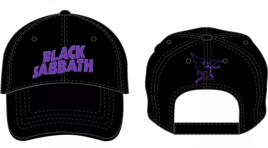 Black Sabbath Logo & Devil Cap