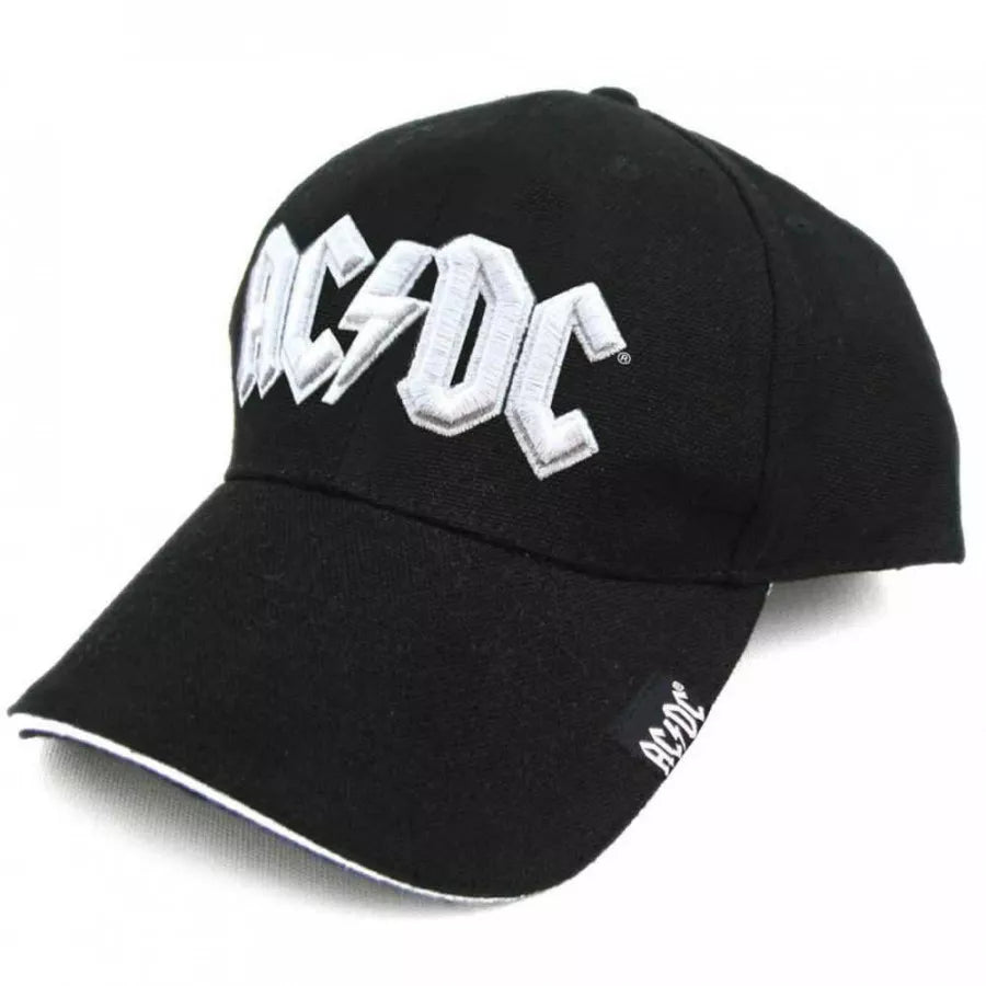 Ac/Dc White Logo Cap