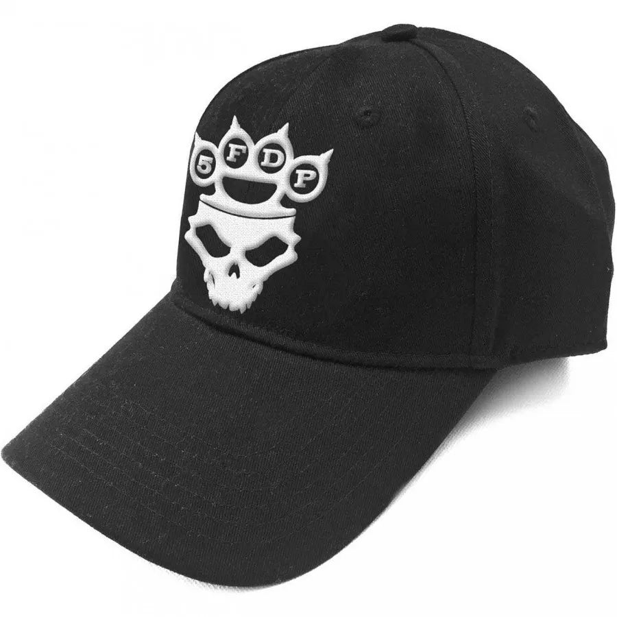 Five Finger Death Punch Silver Logo Cap