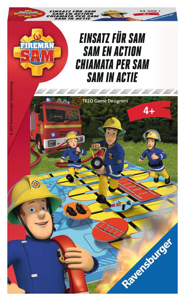 Ravensburger 23430 - Mitbringspiel Feuerwehrmann Sam: Einsatz für Sam