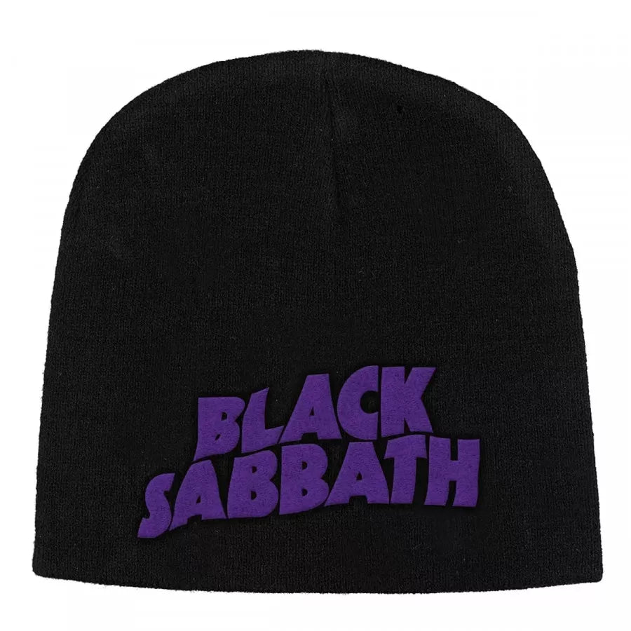 Black Sabbath Purple Logo Beanie