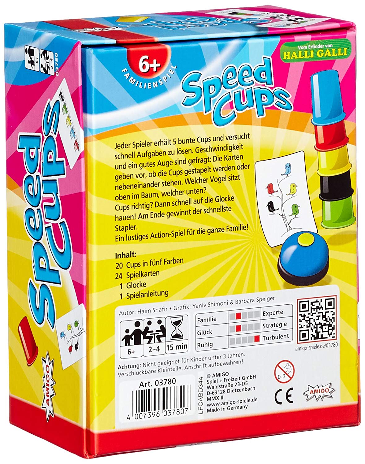 Amigo 03780 - Speed Cups - Geschicklichkeitsspiel