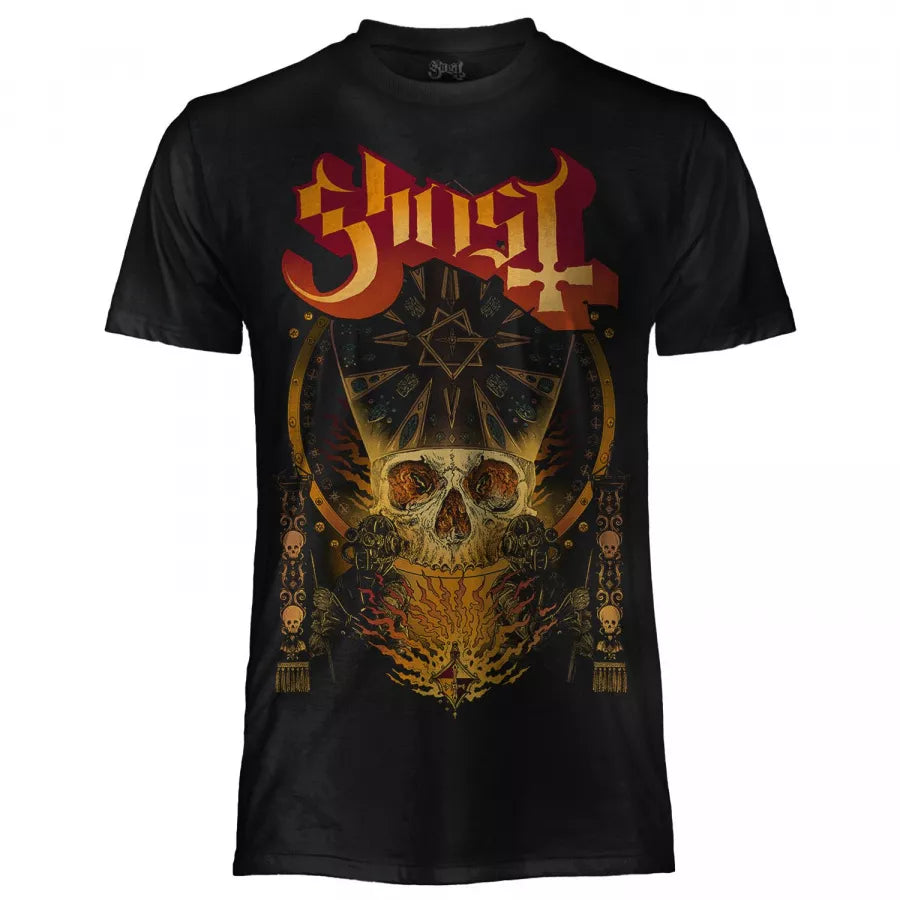 Ghost Papa Flames – Bold for Rock Retailers T-Shirt