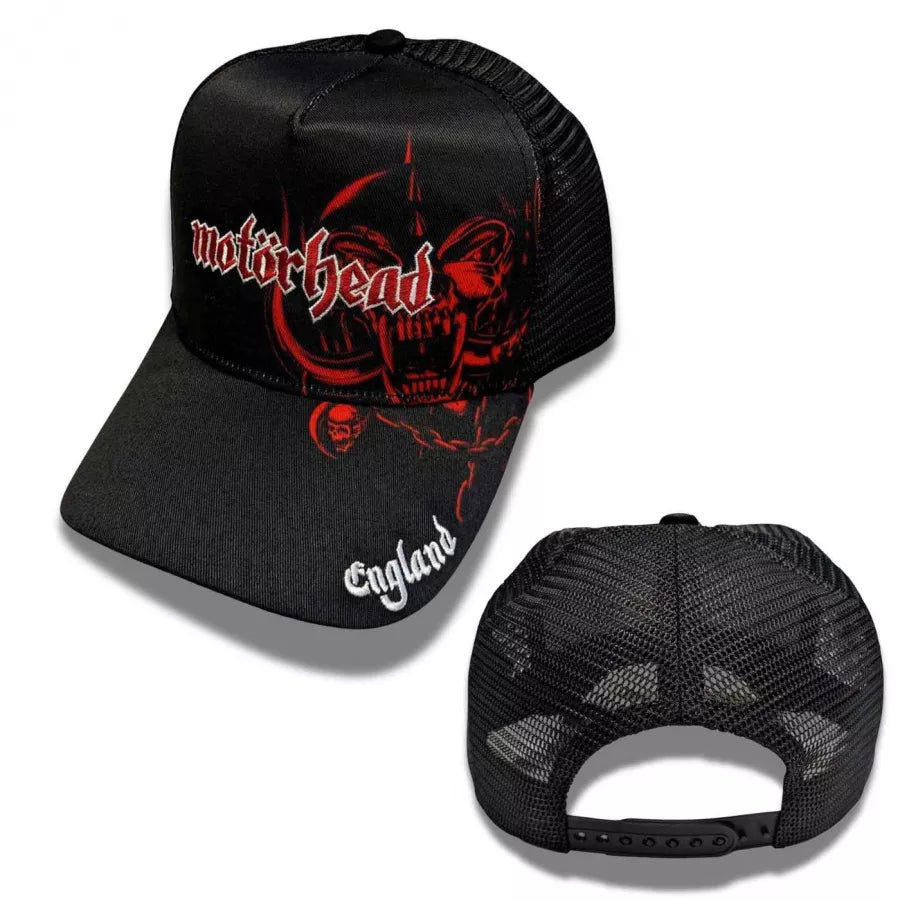 Motorhead England Red Warpig Cap