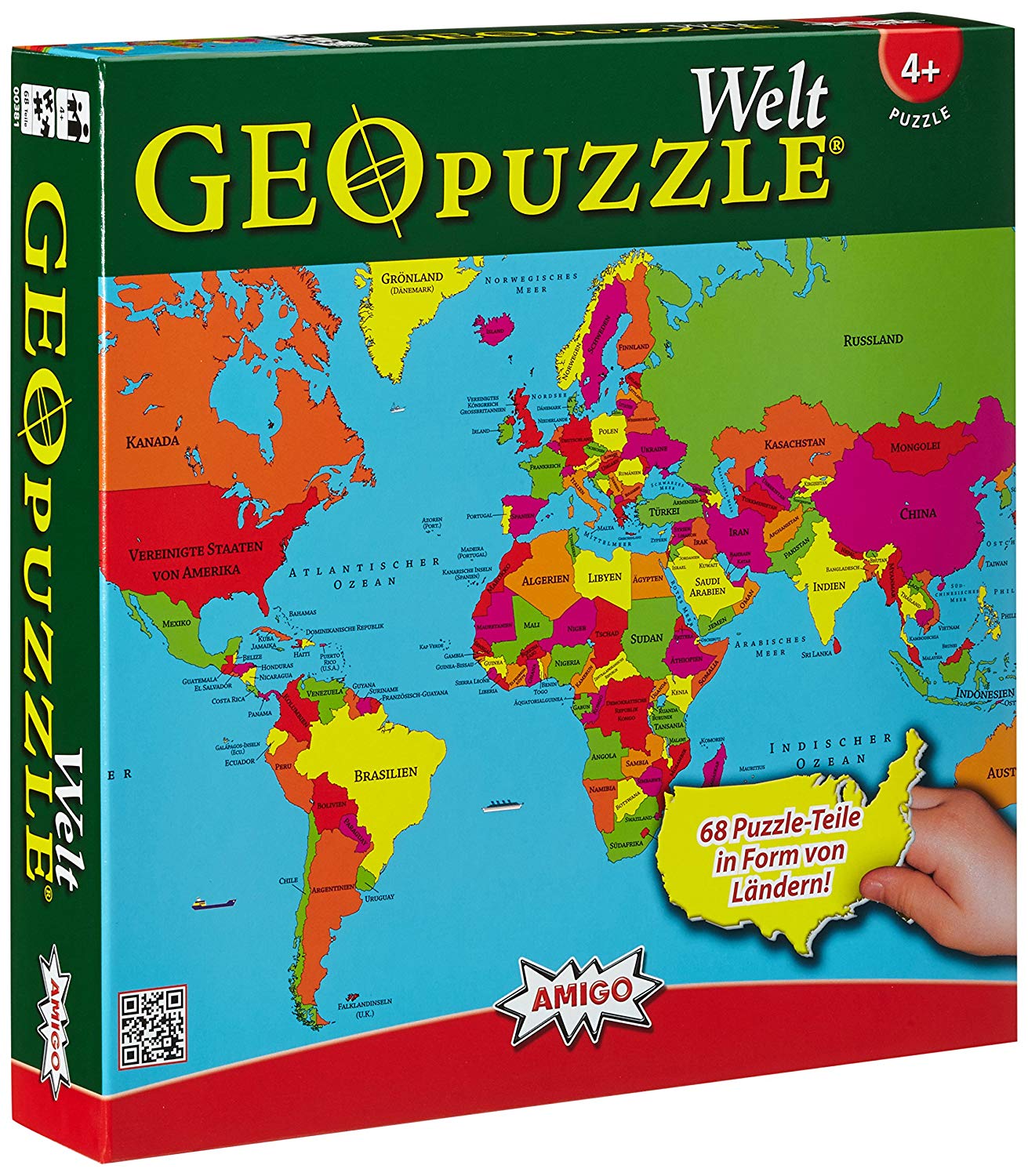 Amigo 00381 - GeoPuzzle - Welt