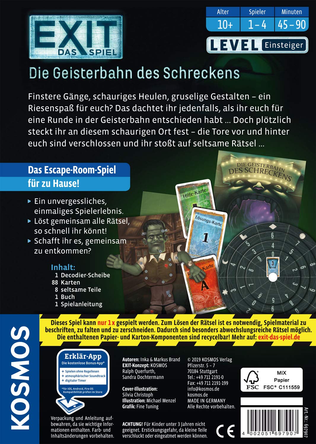 Kosmos 697907 - EXIT - Das Spiel: Die Geisterbahn des Schreckens