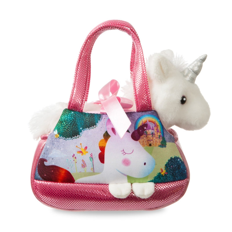 Fancy Melody Einhorn rosa in einer Tragetasche ca. 21 cm - Plüschfigur
