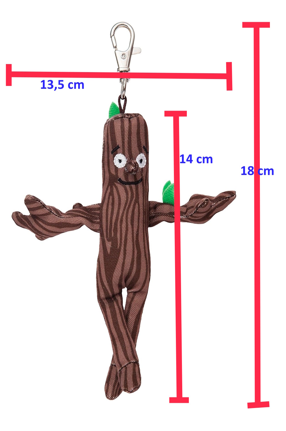 Stickman aus Grüffelo - Schlüsselanhänger ca. 14 cm - Plüschfigur
