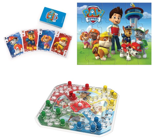 Spin Master 63964 - Paw Patrol Spiel - 3 Spiele in einem Bündel