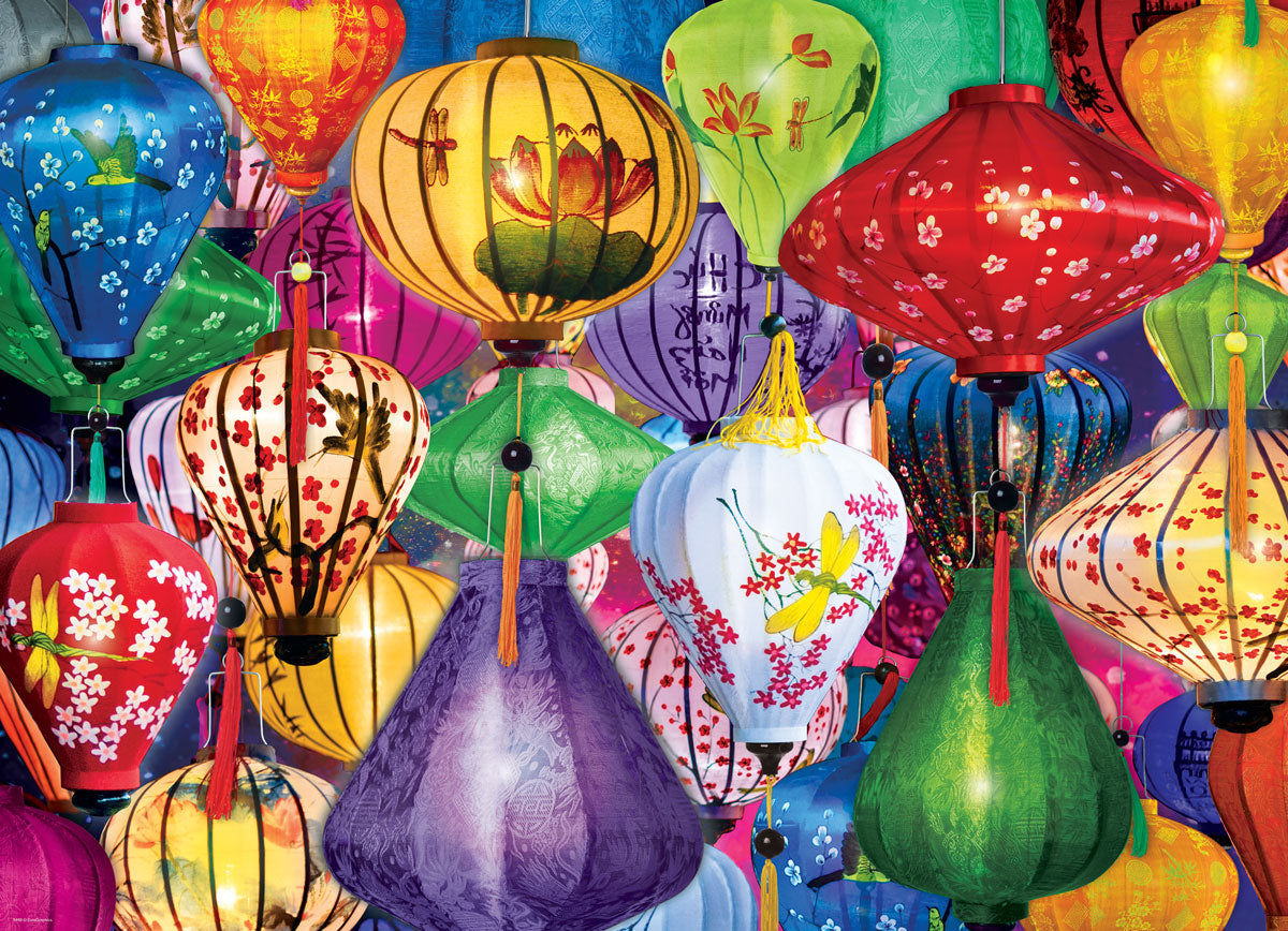 Asiatische Laternen 1000 Teile Puzzle