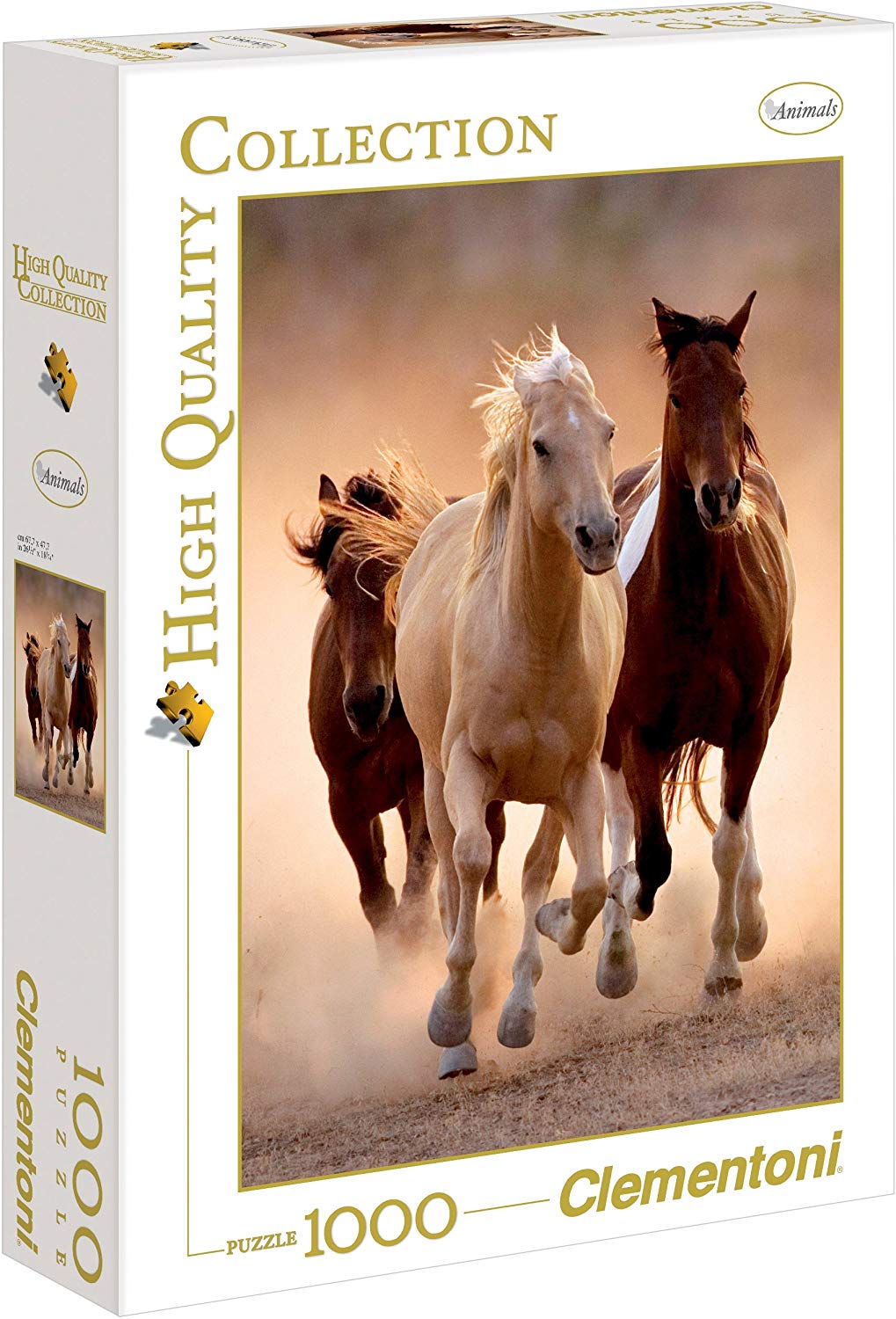 High Quality Collection - 1000 Teile Puzzle - Running horses