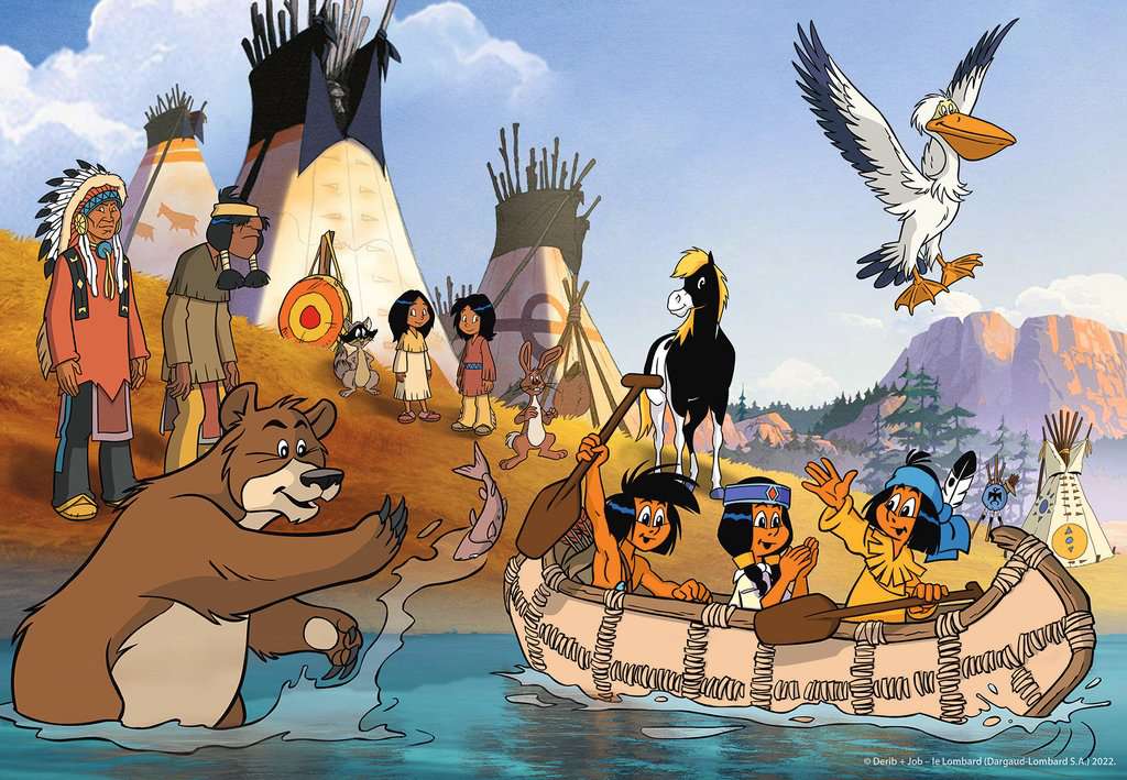 Yakari und seine Freunde - Puzzle 2 x 24 Teile