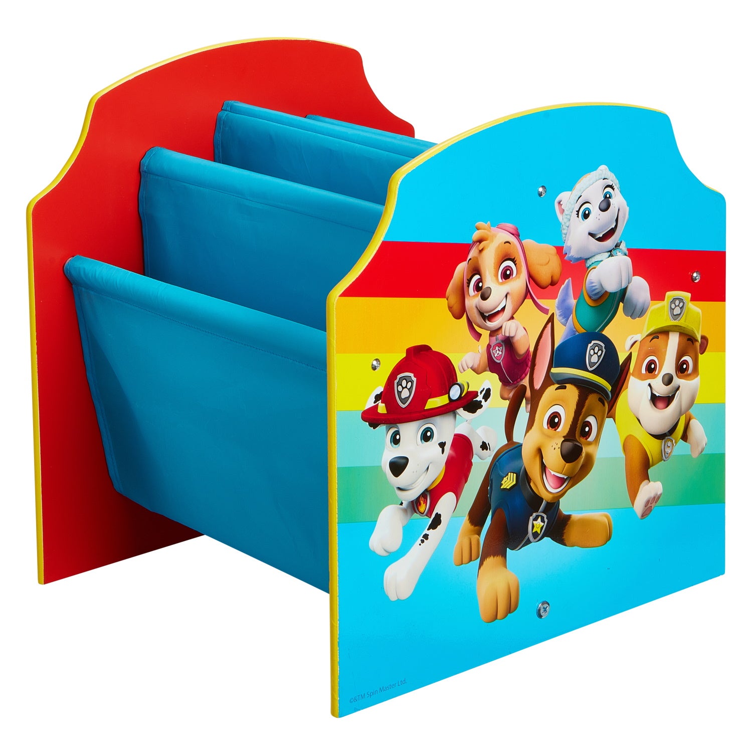 Paw Patrol - Hängefach-Bücherregal für Kinder – Büchergestell für das Kinderzimmer