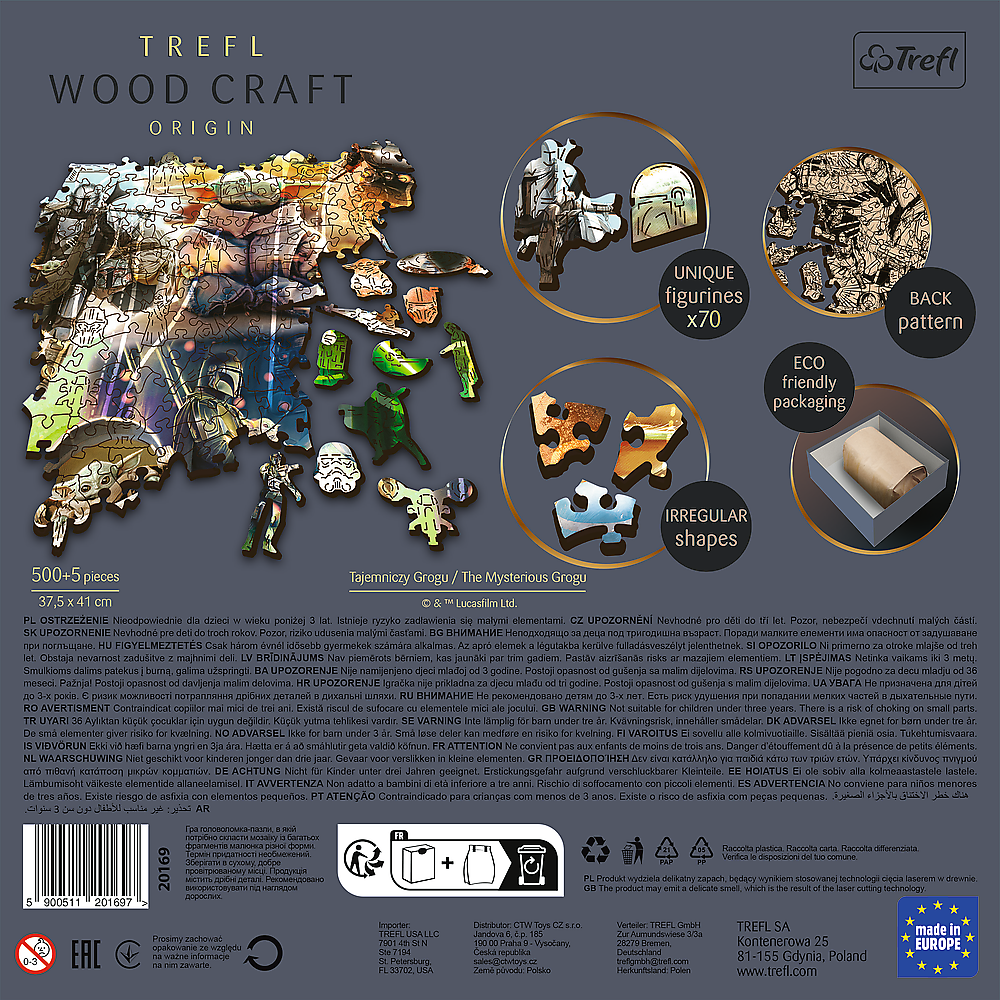 Star Wars - Holz Puzzle Sonderform 500 + 5