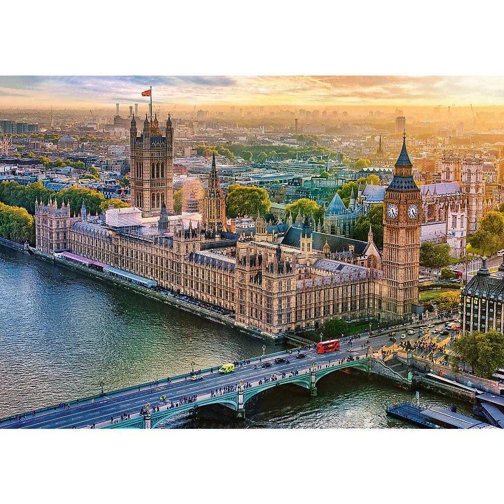 Cityscape: Westminsterpalast, London, England - UFT Puzzle 1000 Teile