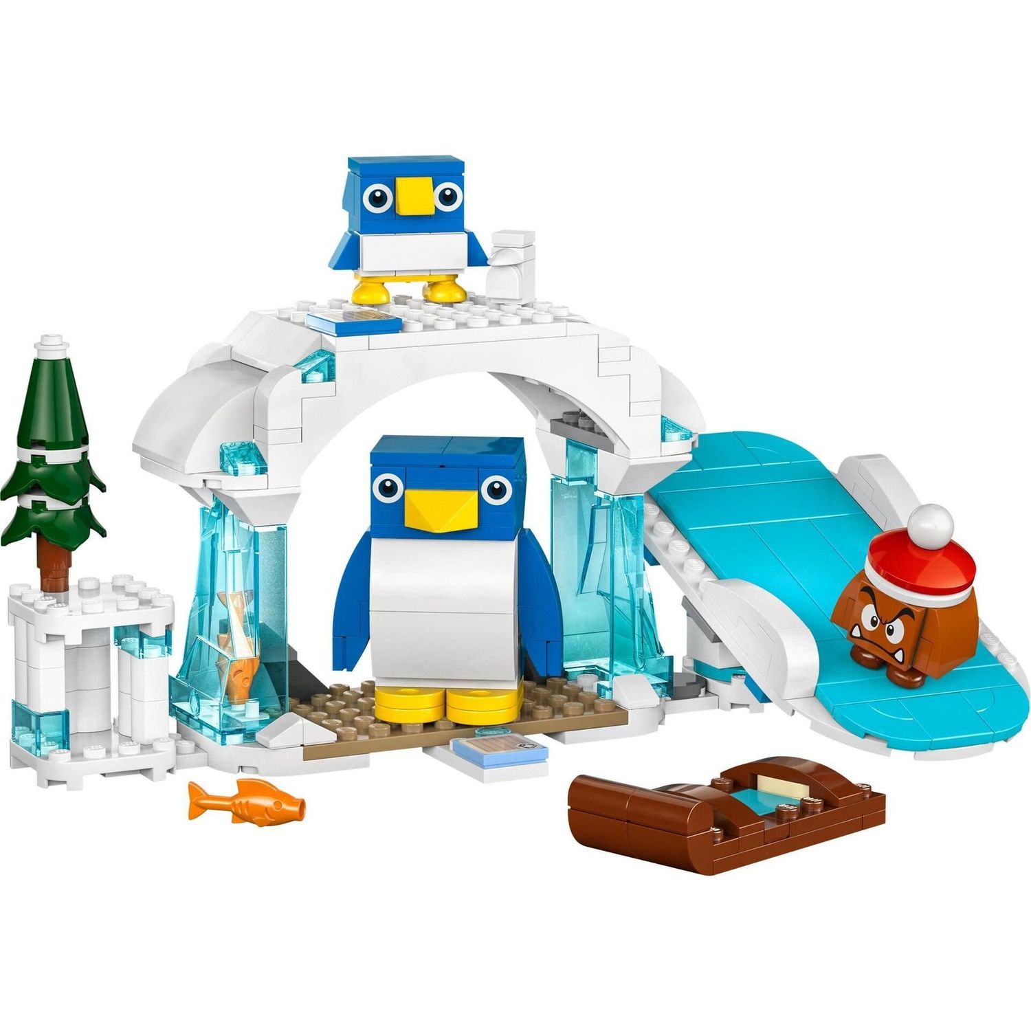 LEGO® 71430 Super Mario™ - Schneeabenteuer mit Familie Pinguin – Erweiterungsset (228 Teile)