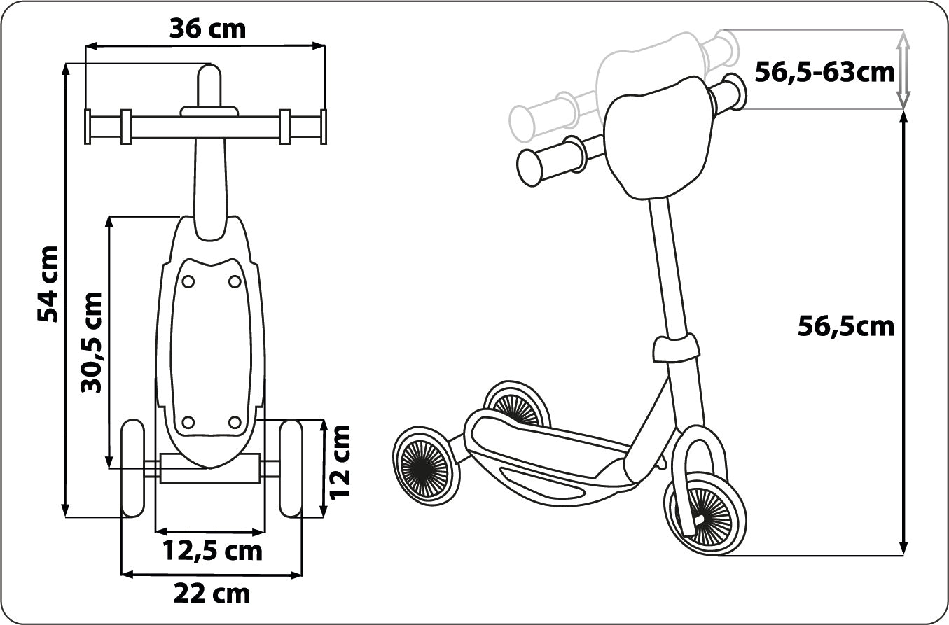Frozen  3-Rad-Baby-Scooter