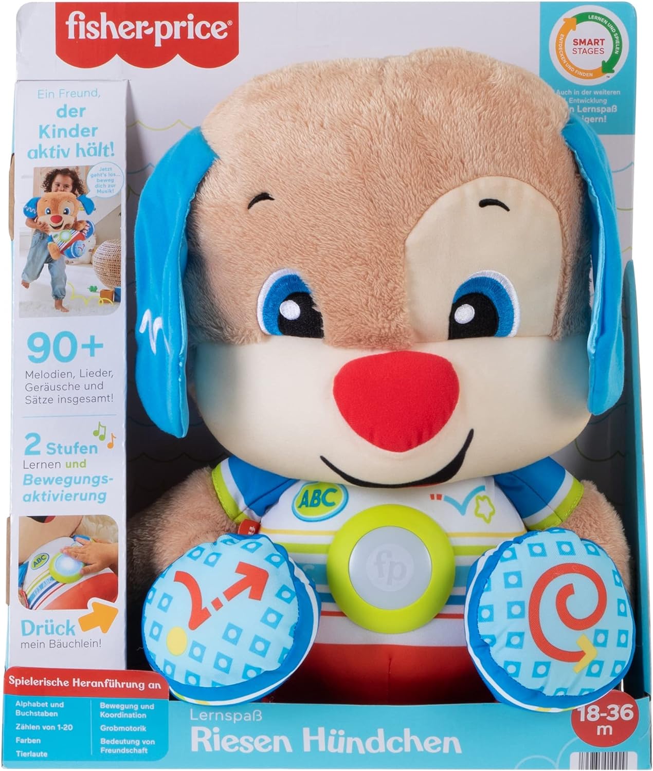 Fisher-Price - Lernspaß - Riesen Hündchen - Plüschfigur
