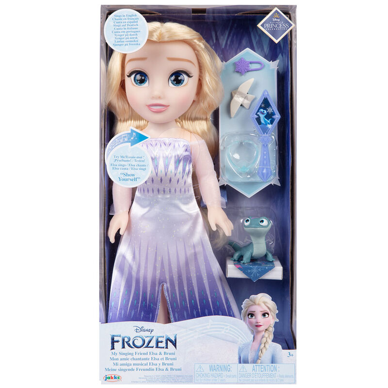 Disney Frozen / Eiskönigin - Elsa Puppe mit Sound - 38 cm