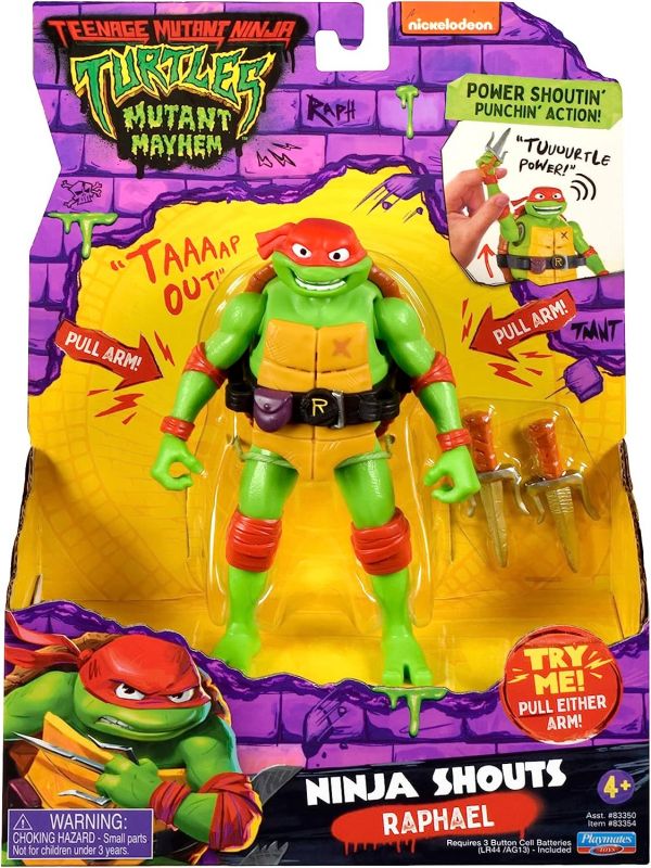 Teenage Mutant Ninja Turtle - Ninja Shouts Raphael - Spielfigur
