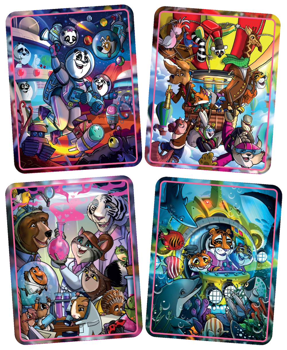 Qwi Toy 3 in 1 Spielbuch - Magische Abenteuer