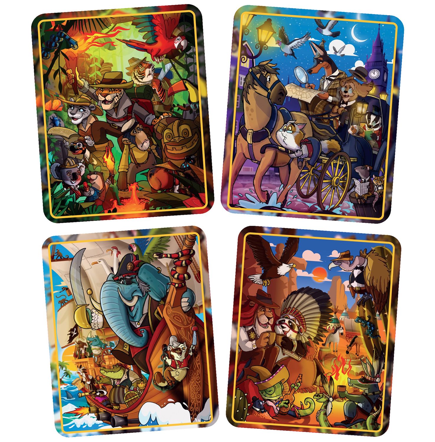 Qwi Toy 3 in 1 Spielbuch - Zeitreise