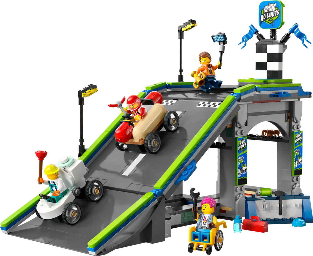 LEGO® City Fahrzeuge 60460 - Keine Limits: Seifenkistenrennen mit Rampe (436 Teile)