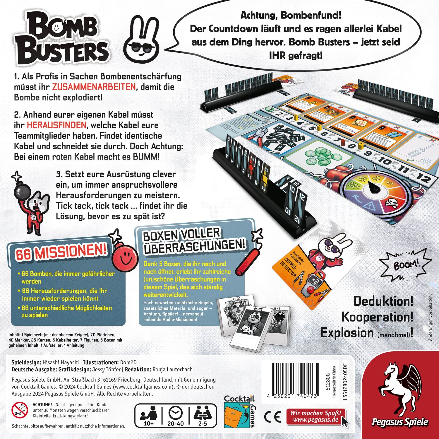 Bomb Busters - Familienspiel (Nominiert Spiel des Jahres 2025)
