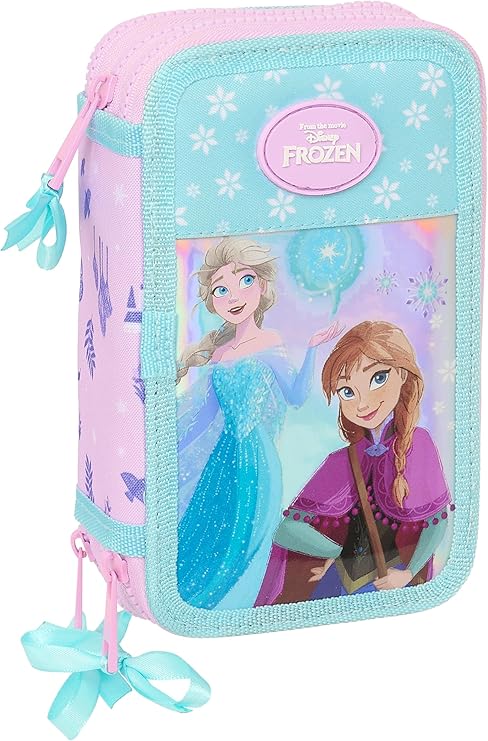 Frozen / Die Eiskönigin - "Cool Days" Mäppchen mit 3 Fächern und Inhalt - 20 cm
