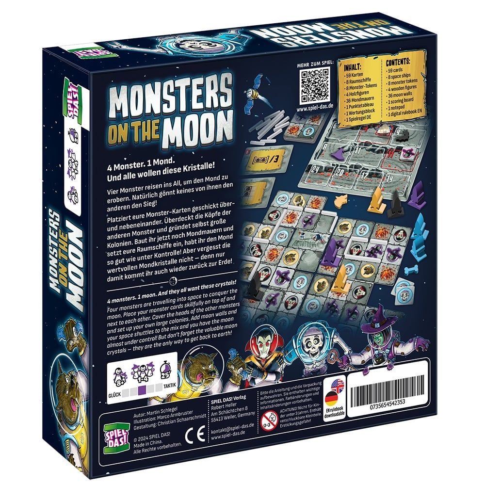 Monsters on the Moon - Brettspiel