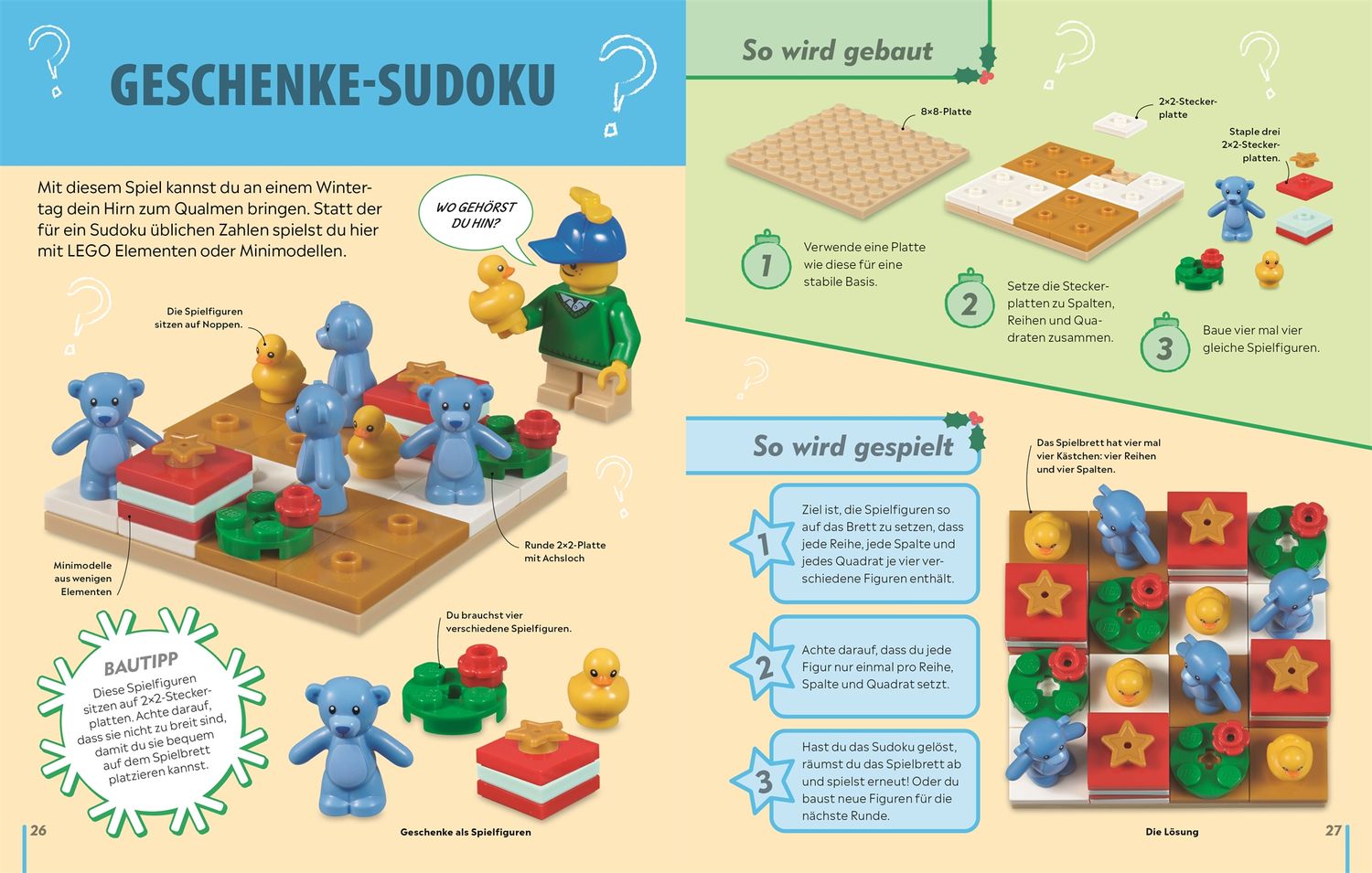 LEGO® Weihnachten Das Spielebuch, Tori Kosara - fester Einband