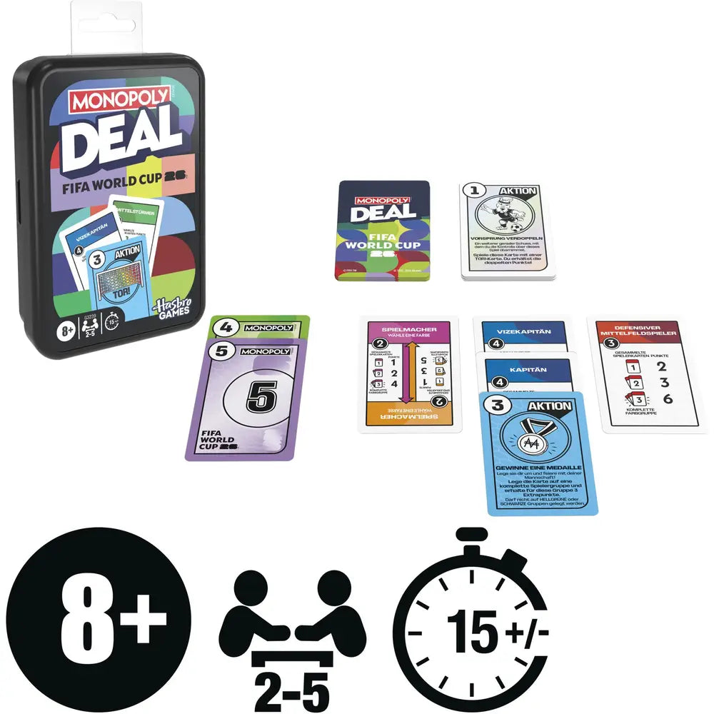 Hasbro G3239EDD - Monopoly Deal FIFA