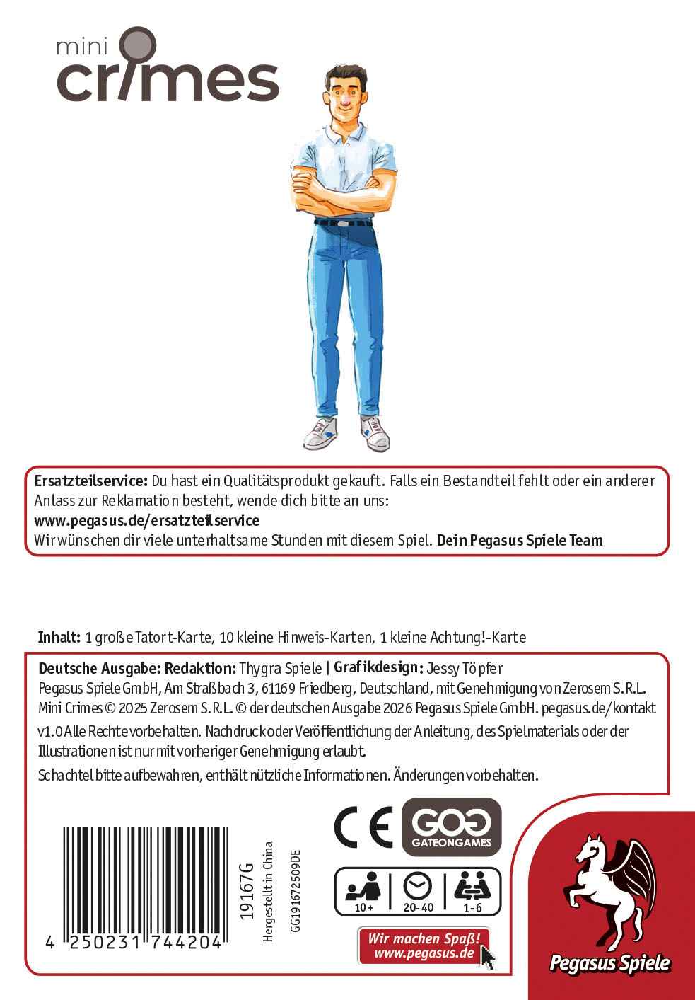 MiniCrimes – Die beste Verteidigung – Familienspiel
