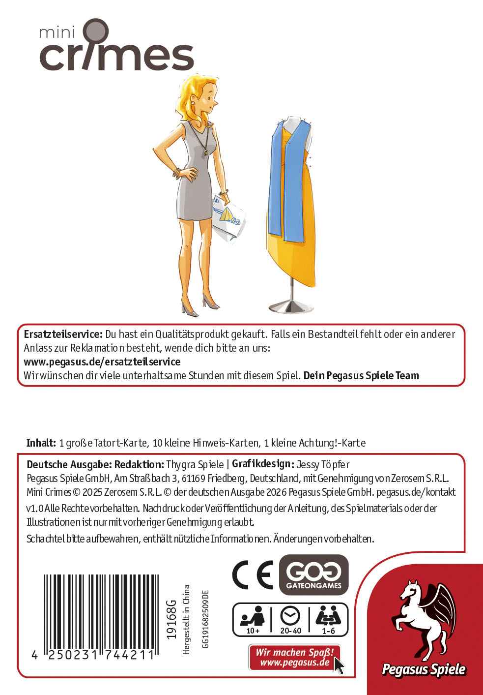 MiniCrimes – Beinahe Original – Familienspiel