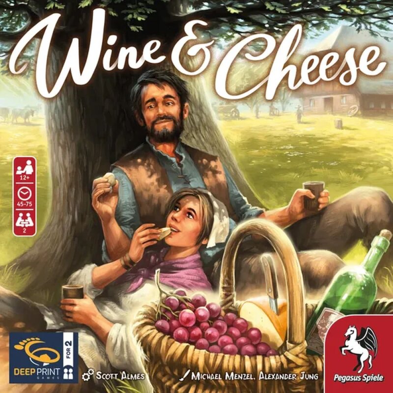 Wine & Cheese (Deep Print Games) (English Edition) – Kennerspiel