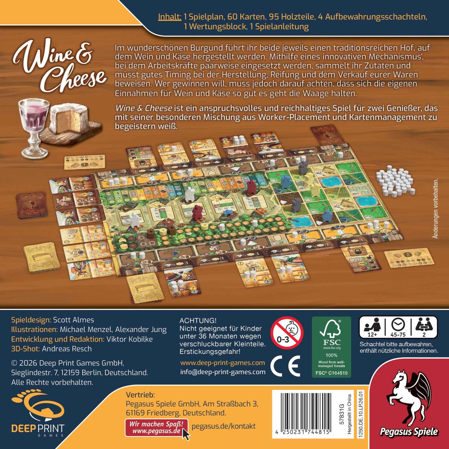 Wine & Cheese (Deep Print Games) – Kennerspiel