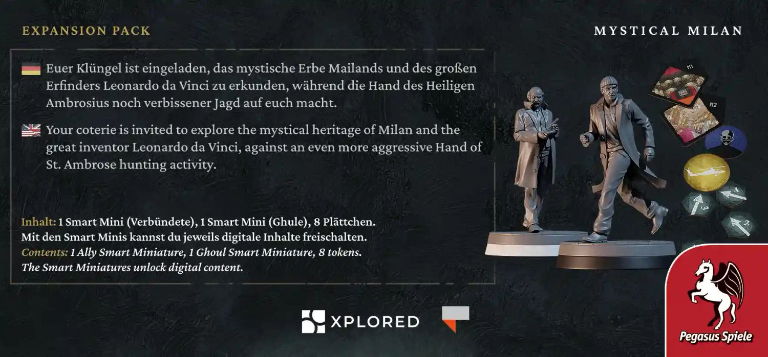 Teburu: Vampire: The Masquerade – Milan Uprising: Mystical Milan [Erweiterung] – Expertenspiel