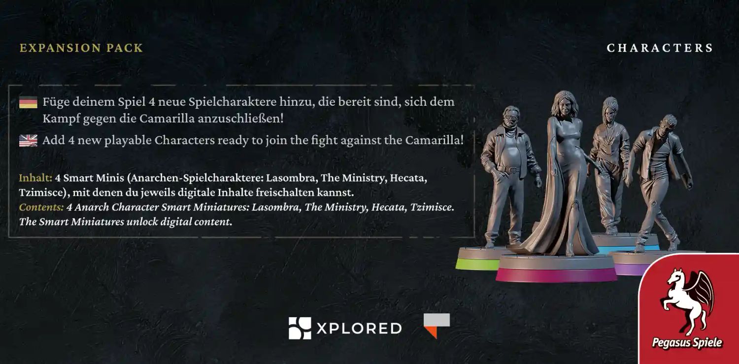 Teburu: Vampire: The Masquerade – Milan Uprising: Playable Characters [Erweiterung] – Expertenspiel