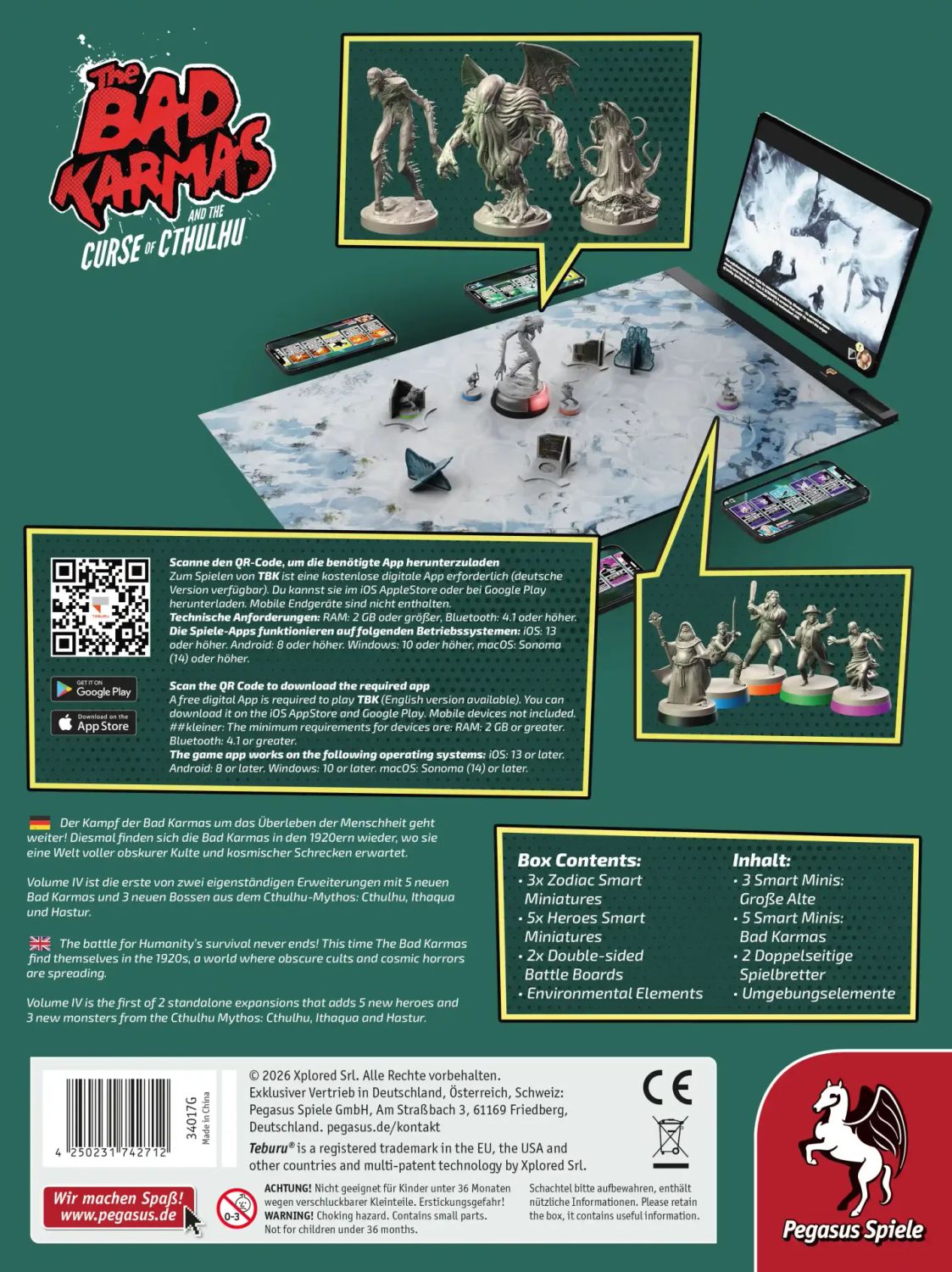 Teburu: The Bad Karmas and the Curse of Cthulhu: Volume 4 [Erweiterung] – Expertenspiel