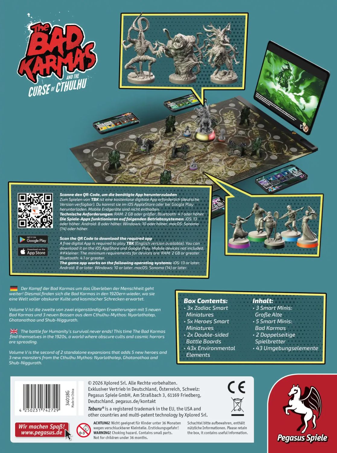Teburu: The Bad Karmas and the Curse of Cthulhu: Volume 5 [Erweiterung] – Expertenspiel