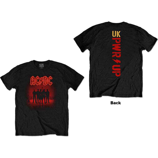 AC/DC - PWR-UP - Logo - Band Silhouette - T-Shirt UK