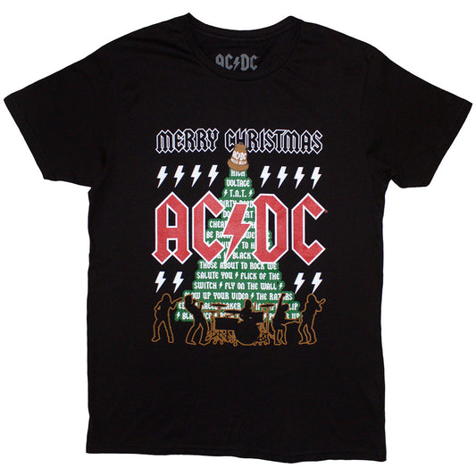 AC/DC - Merry Christmas T-Shirt OFFICIAL MERCHANDISE Grösse M-L-XL-XXL Neu