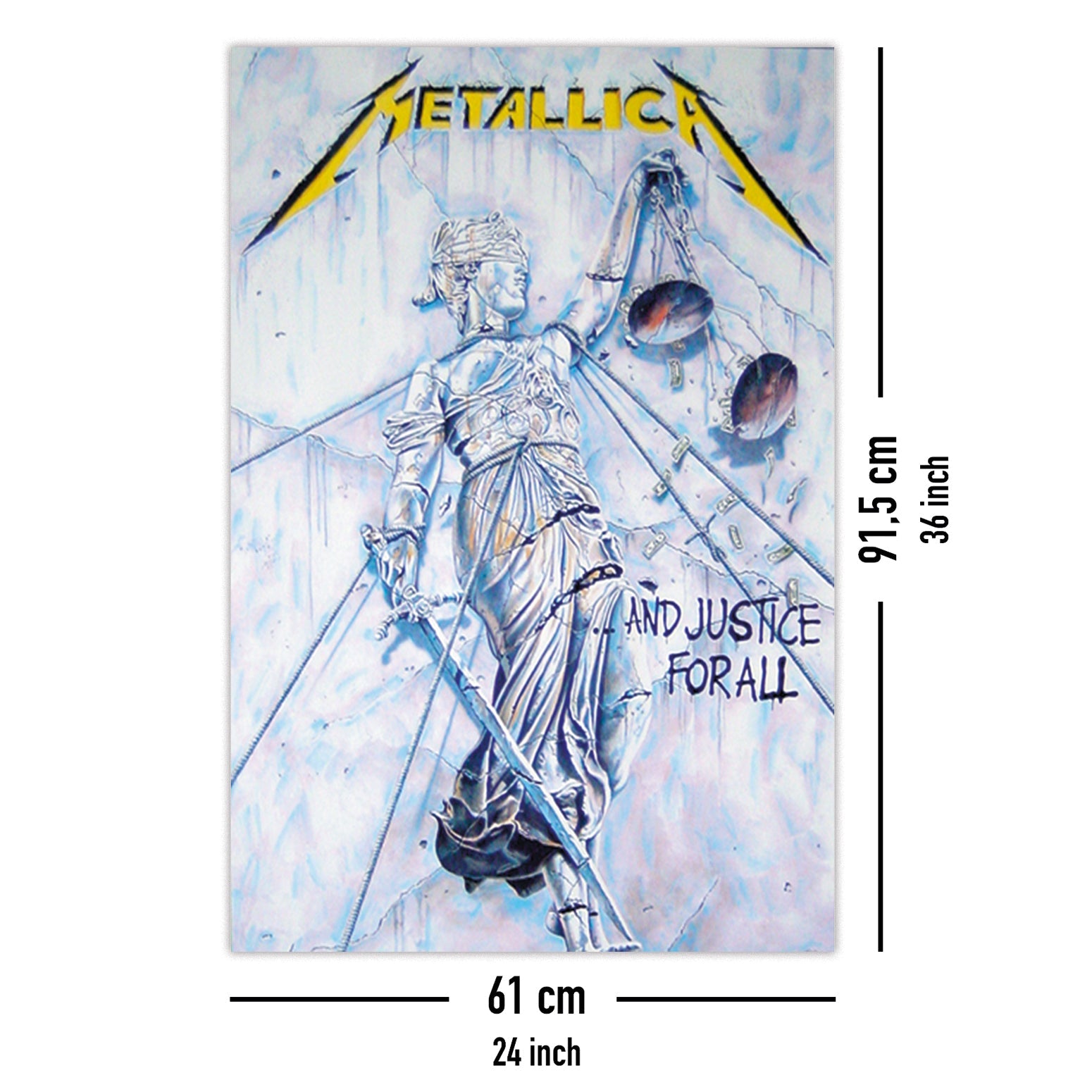 Metallica And Justice For All Poster