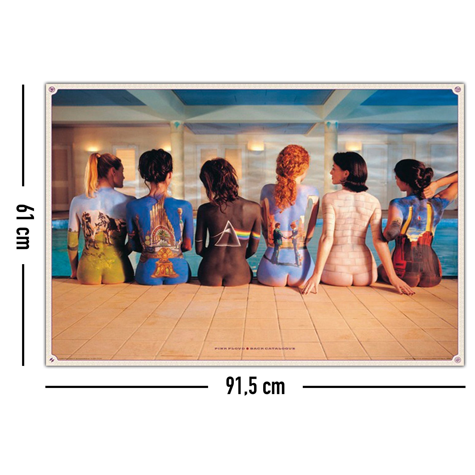 Pink Floyd Bodypainting Album Covers Poster
